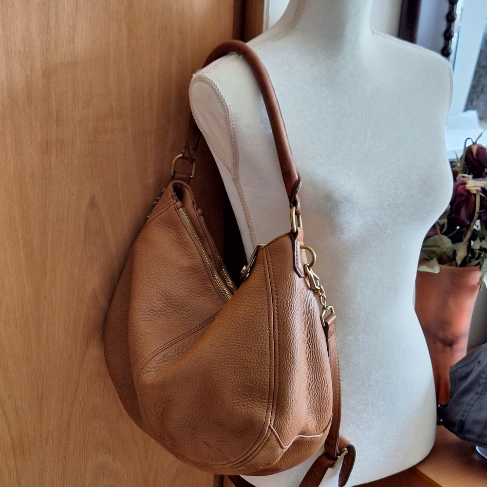 J. Crew Tan Leather Satchel